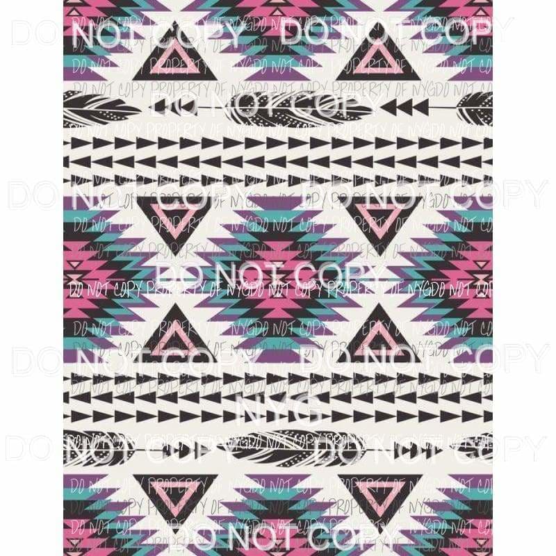 Aztec Design Sheet #2 Sublimation transfers 13 x 9 inches Heat Transfer