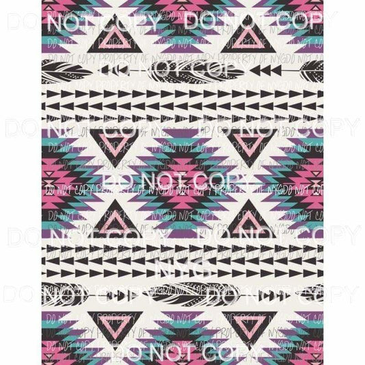 Aztec Design Sheet #2 Sublimation transfers 13 x 9 inches Heat Transfer