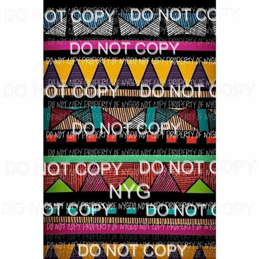 Aztec Design Sheet #3 Sublimation transfers 13 x 9 inches Heat Transfer