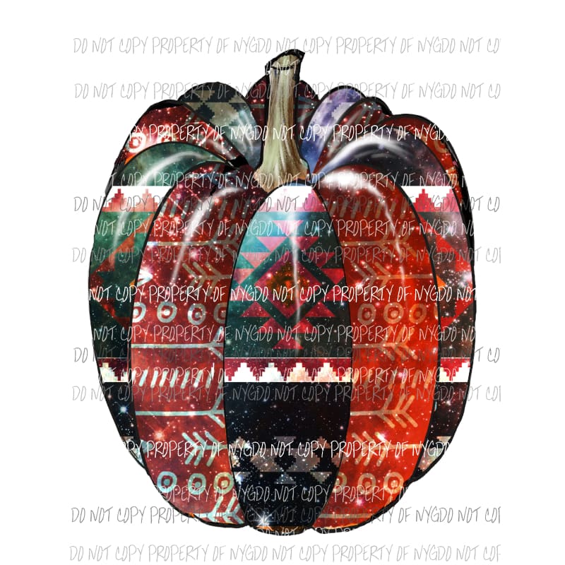 aztec pumpkin # 31 Sublimation transfers Heat Transfer