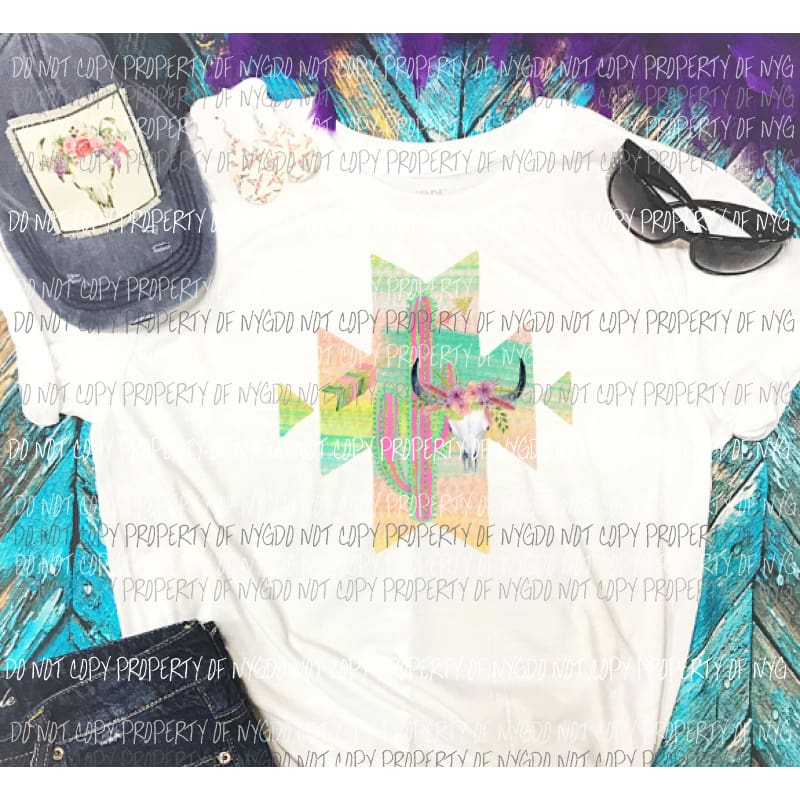 Aztec watercolor 1 Sublimation transfers Heat Transfer
