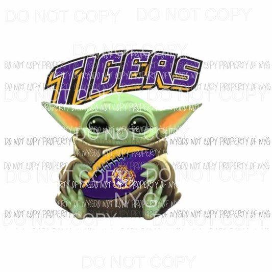 Baby Yoda LSU TIGERS # 2 Sublimation transfers Heat Transfer