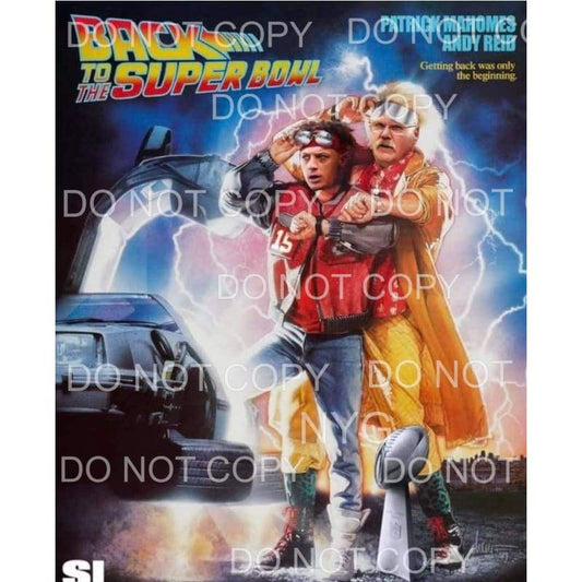 Back to the Future Chiefs KC Sublimation transfers - Heat 