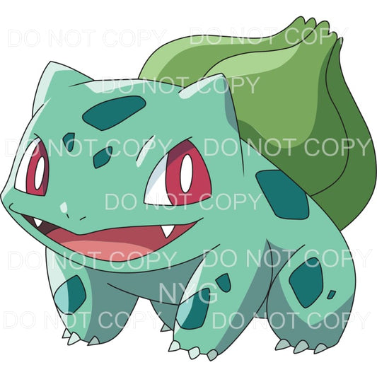 Balbasaur Pokemon Character #1334 Sublimation transfers - 