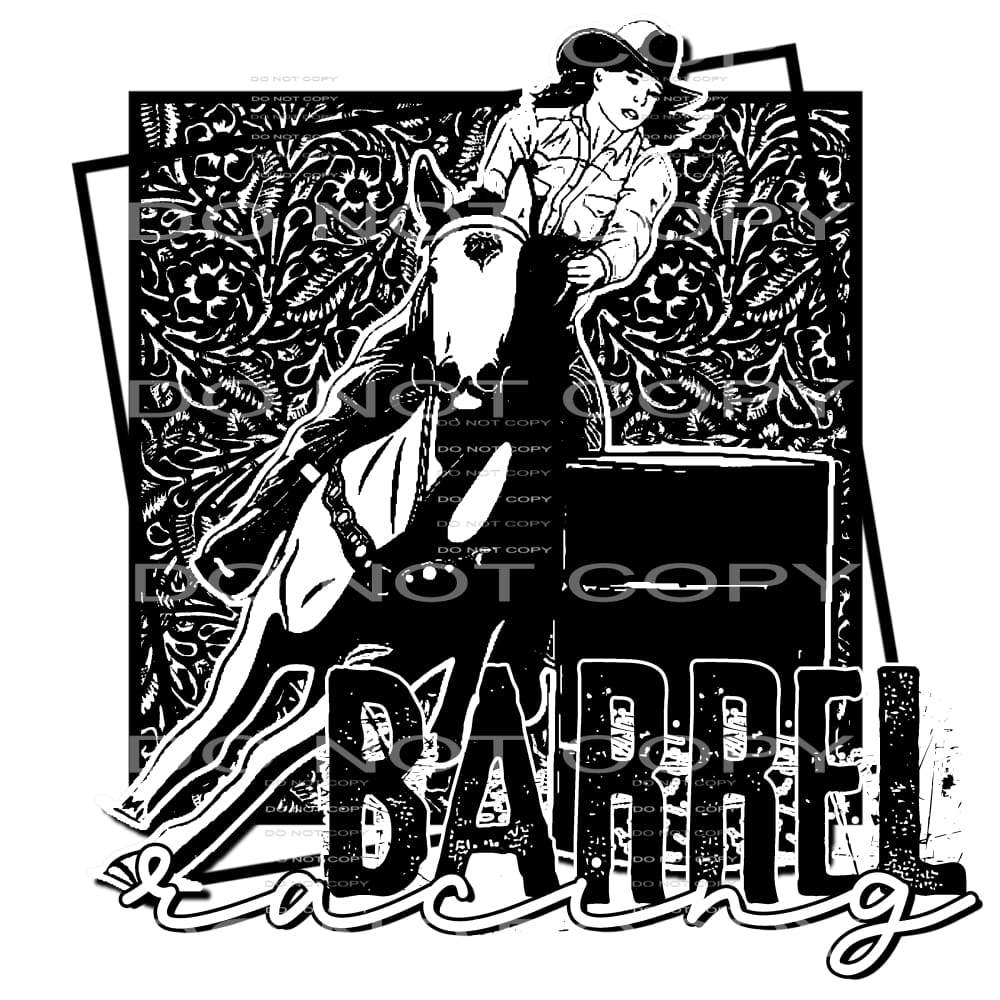 barrel racing #4563 Sublimation transfers - Heat Transfer