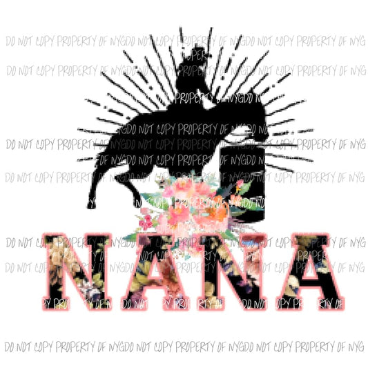 Barrel Racing Nana Sublimation transfers Heat Transfer