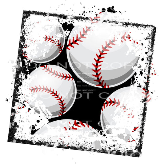 baseball #6597 Sublimation transfers - Heat Transfer