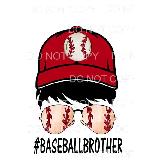 Baseball Brother # 4 Sublimation transfers - Heat Transfer