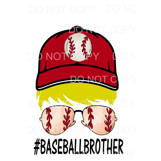Baseball Brother # 5 Sublimation transfers - Heat Transfer