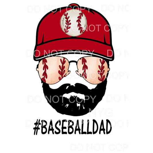 Baseball Dad # 2 Sublimation transfers - Heat Transfer