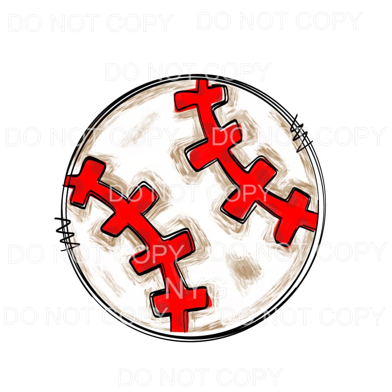 Baseball Doodle Sublimation transfers - Heat Transfer