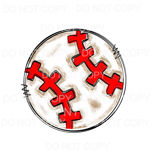Baseball Doodle Sublimation transfers - Heat Transfer