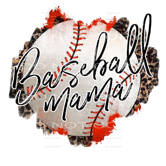 baseball mama #4812 Sublimation transfers - Heat Transfer
