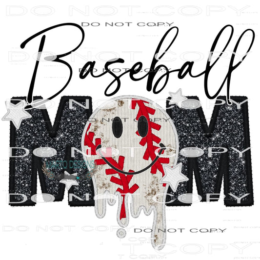 Baseball Mom #7307 Sublimation transfers - Heat Transfer