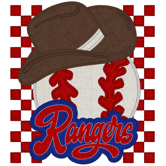 Baseball Rangers #8403 Sublimation transfers - Heat Transfer
