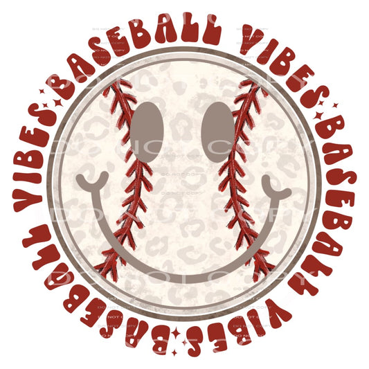 baseball vibes #4675 Sublimation transfers - Heat Transfer