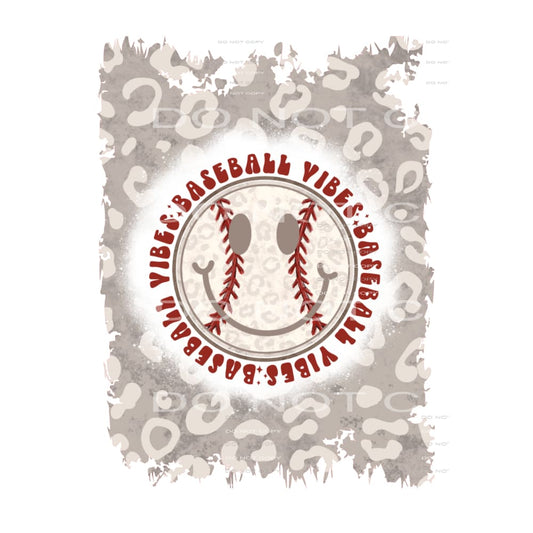 baseball vibes #4712 Sublimation transfers - Heat Transfer