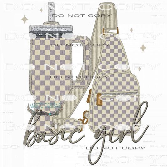 Basic Girl #7663 Sublimation transfer - Heat Transfer