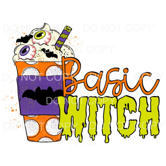 Basic Witch Coffee Sublimation transfers - Heat Transfer