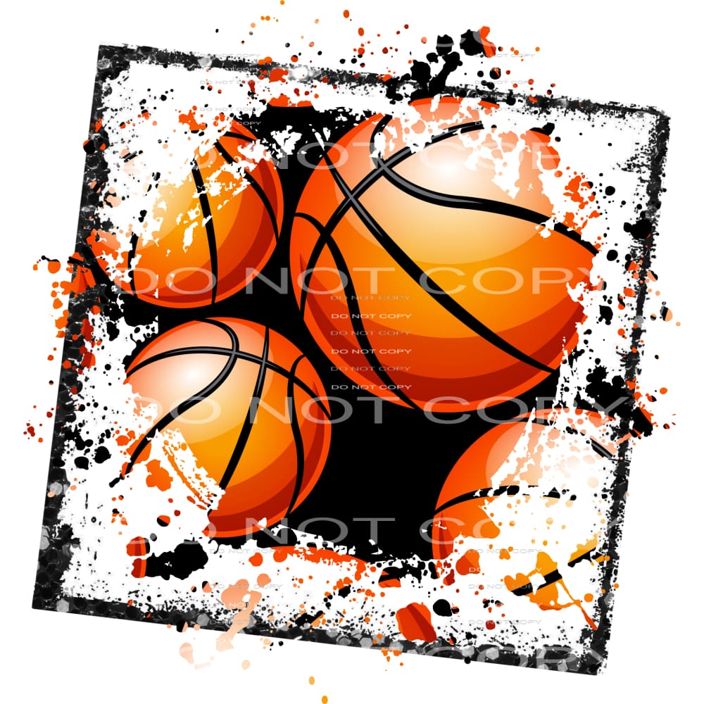 basketball #6598 Sublimation transfers - Heat Transfer