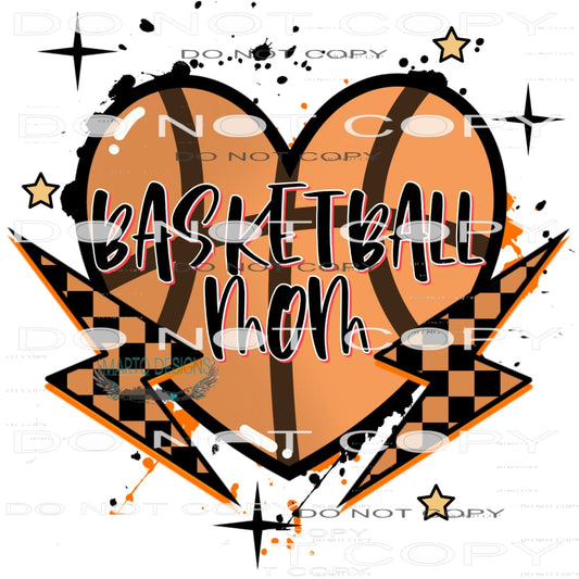 Basketball Mom #9361 Sublimation transfers - Heat Transfer
