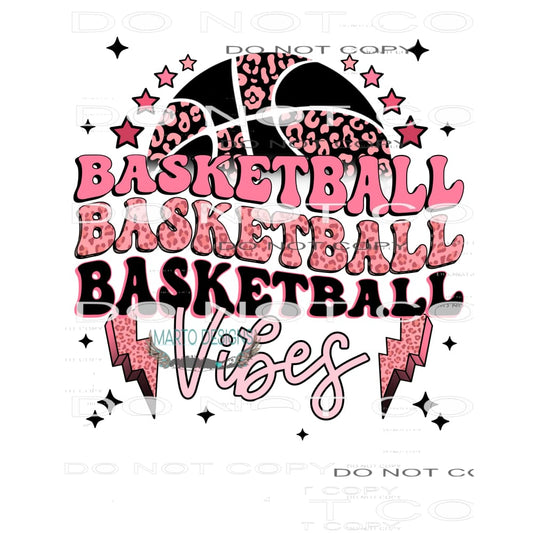 Basketball Vibes #9350 Sublimation transfers - Heat Transfer