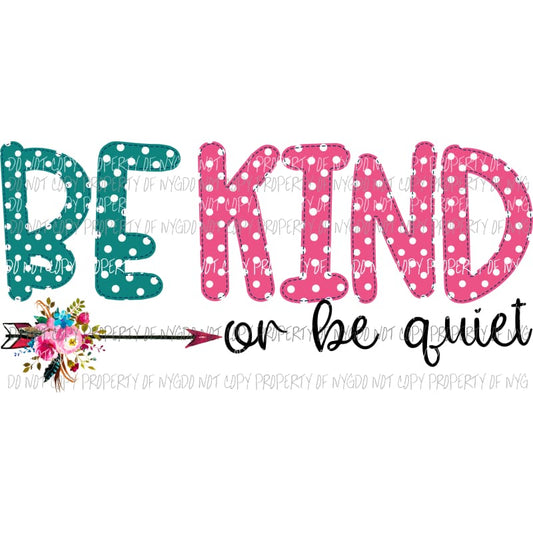 Be Kind Sublimation transfers Heat Transfer