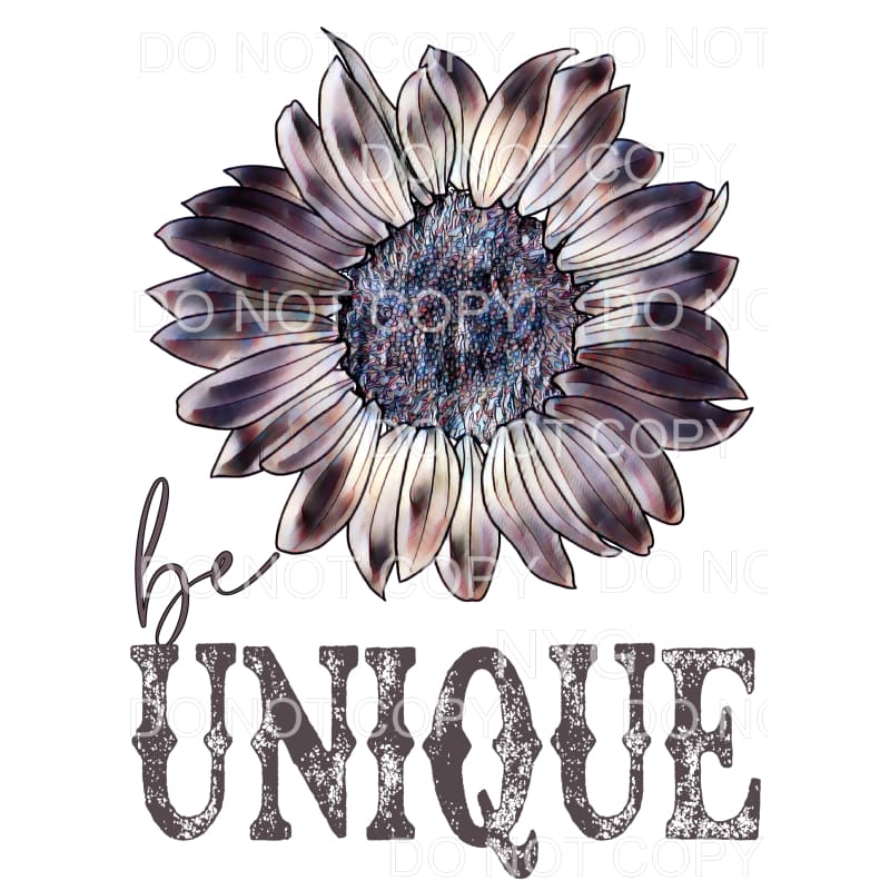 Be Unique Distressed Sunflower Sublimation transfers - Heat 