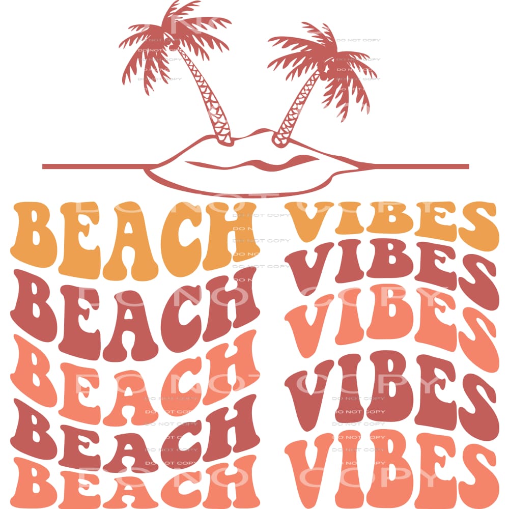 Beach vibes # 224 Sublimation transfers - Heat Transfer