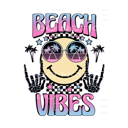 Beach Vibes #4433 Sublimation transfers - Heat Transfer