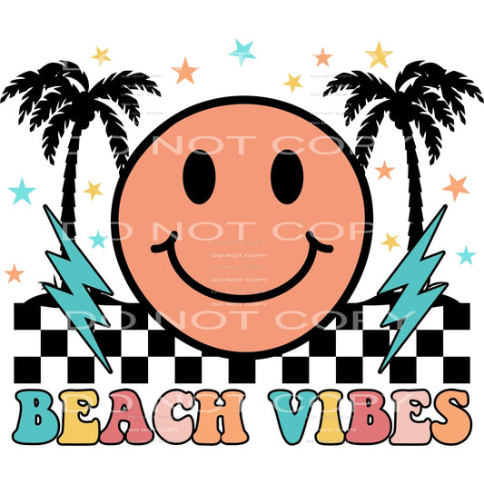 Beach Vibes #4485 Sublimation transfers - Heat Transfer