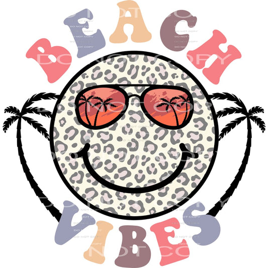 Beach Vibes #4548 Sublimation transfers - Heat Transfer