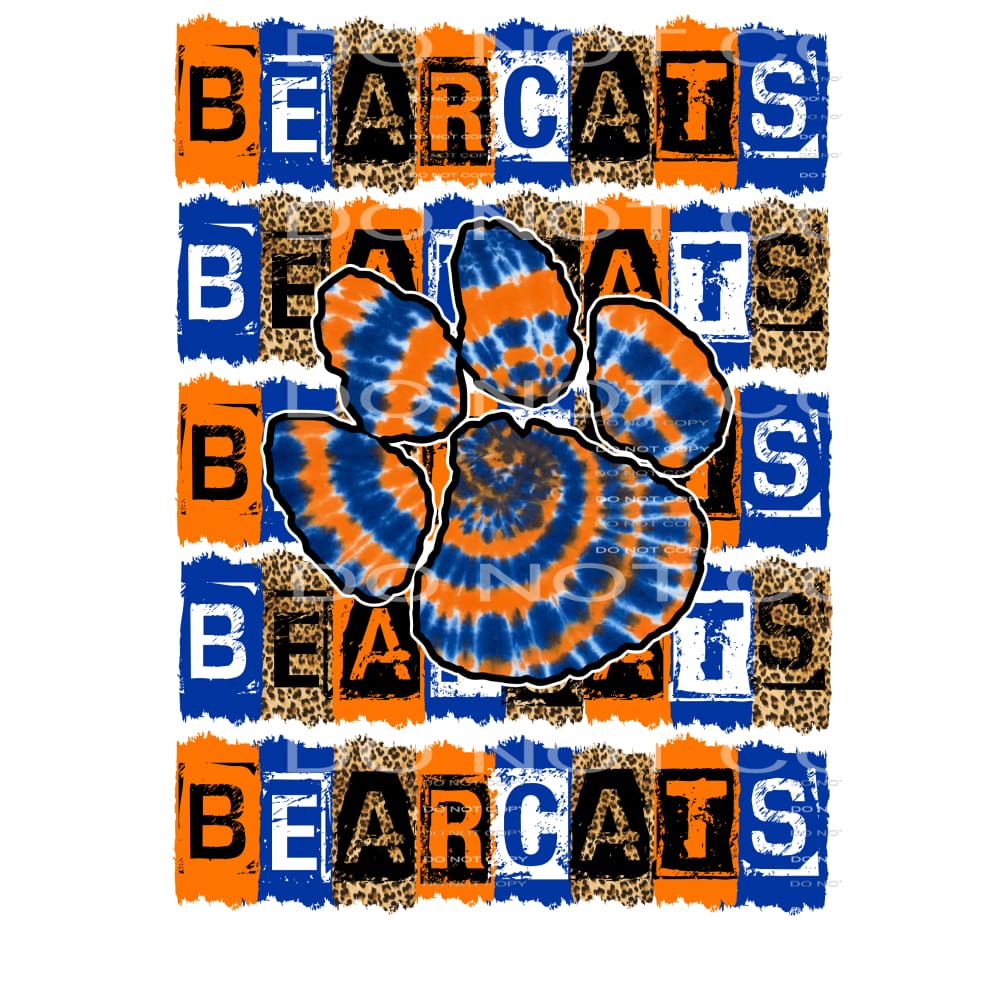 Bearcats # 111209 Sublimation transfers - Heat Transfer