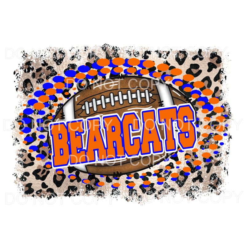 BEARCATS football # 573 Sublimation transfers - Heat 