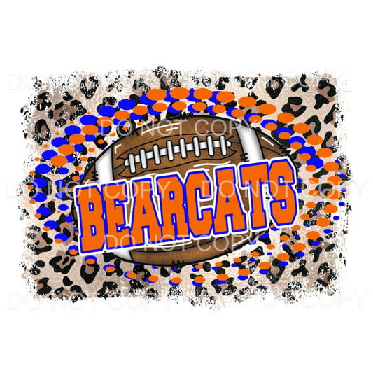 BEARCATS football # 573 Sublimation transfers - Heat 