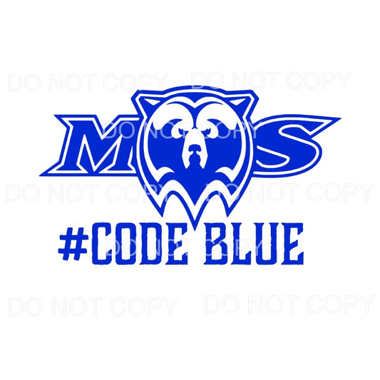 Bears Code Blue Sublimation transfers - Heat Transfer