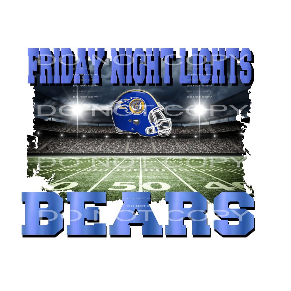 BEARS Colors in dropdown menu Sublimation transfers - Heat 