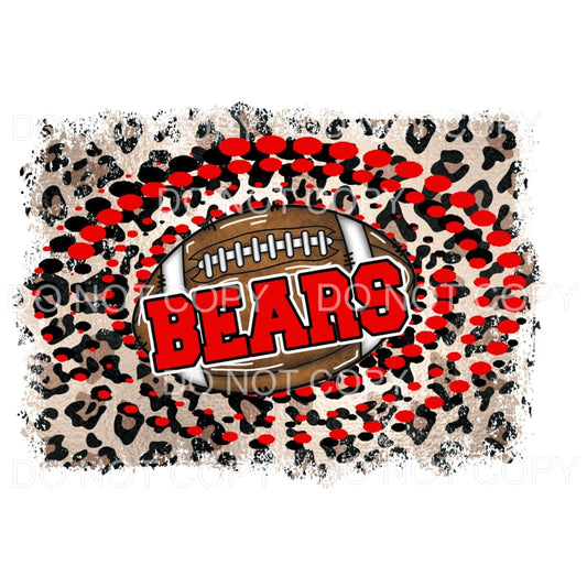 BEARS football # 536 Sublimation transfers - Heat Transfer
