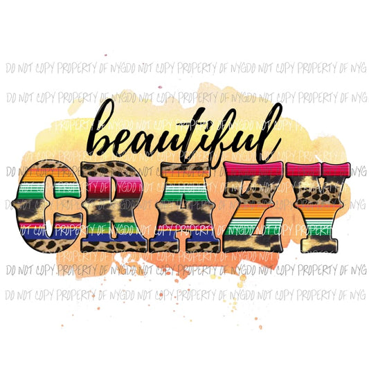 Beautiful Crazy Sublimation transfers Heat Transfer