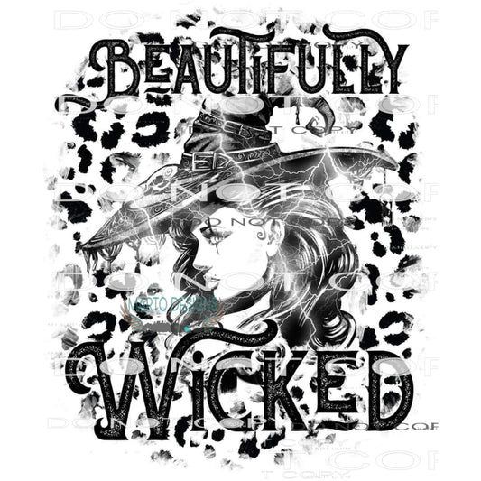 Beautifully Wicked #6255 Sublimation transfers - Heat