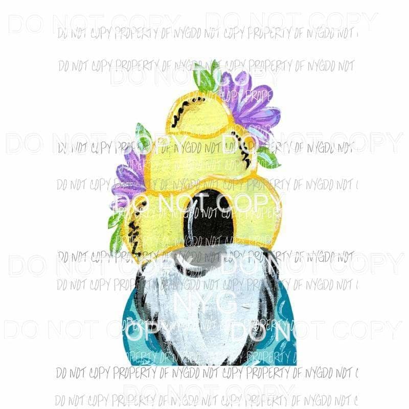 Beecomb Hat Gnome Sublimation transfers Heat Transfer