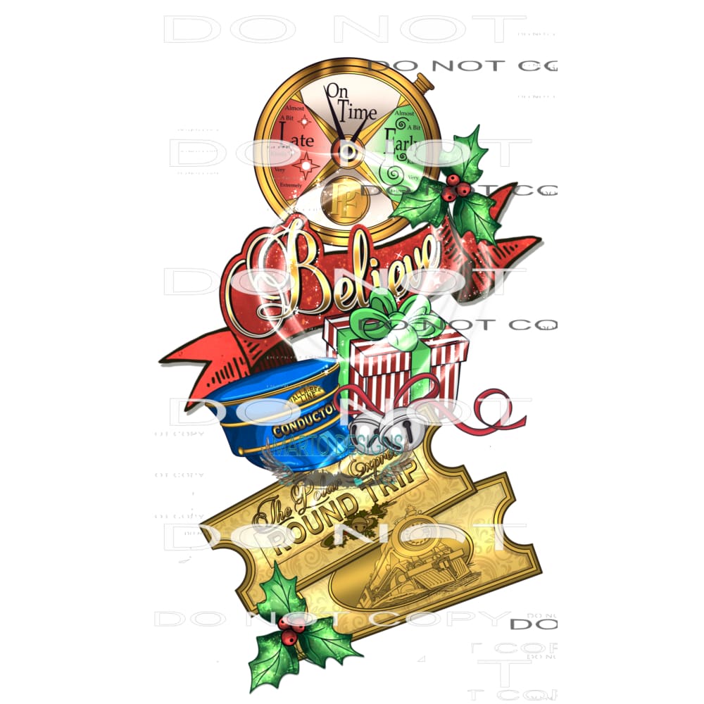 Believe #8334 Sublimation transfers - Heat Transfer Graphic