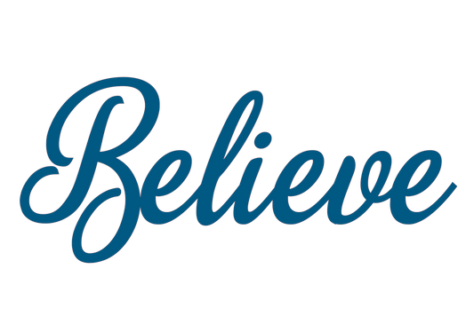 believe #7372 Sublimation transfers
