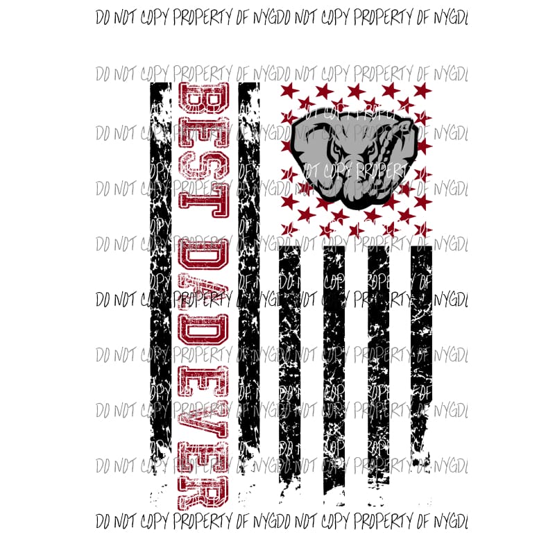 Best Dad ever - grandpa - pop pop ALABAMA 1etc in drop down menu sublimation transfer Heat Transfer