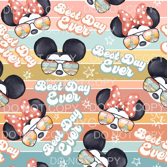 Best Day Every Mickey Minney Castle Retro Sheet #1383 