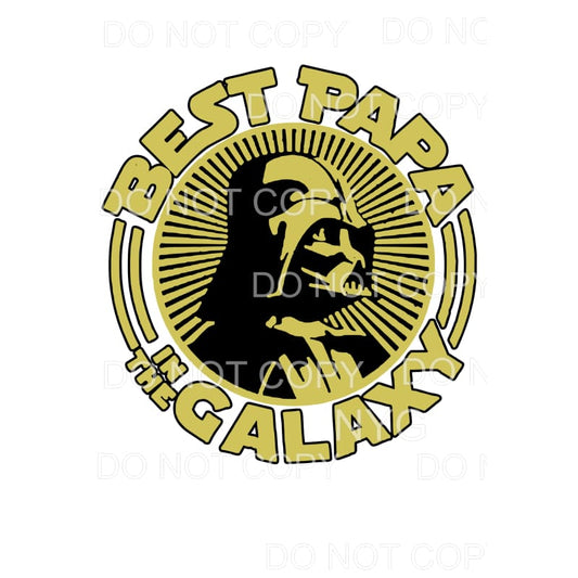 Best Papa In The Galaxy Darth Vader Star Wars Sublimation 