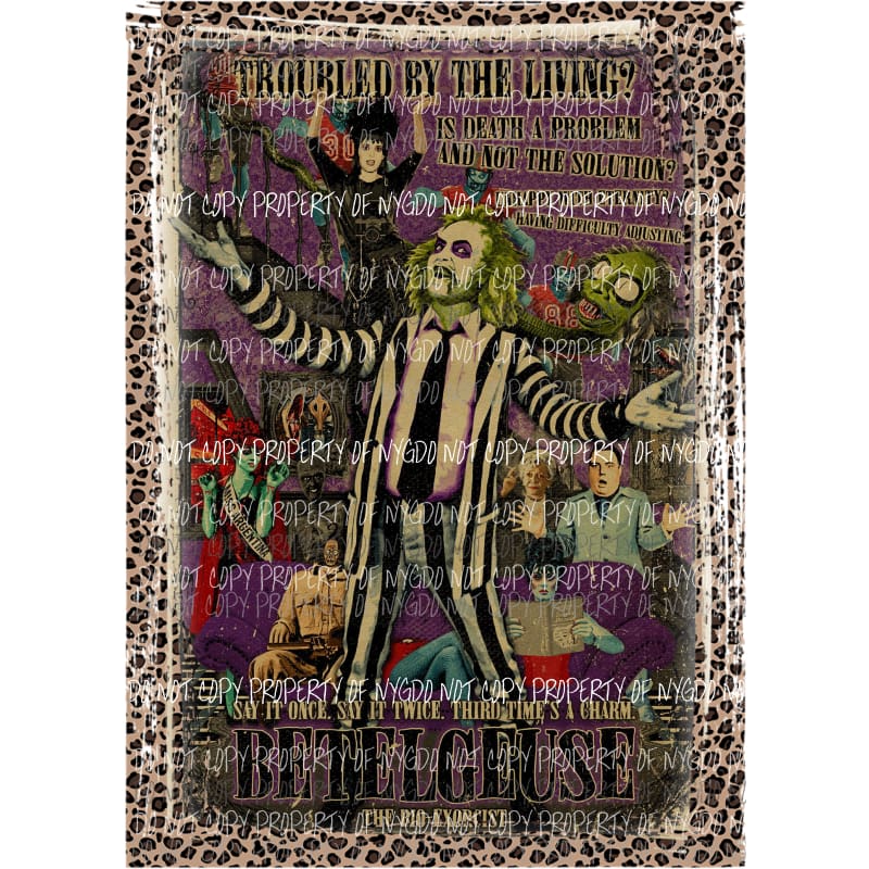 bettlejuice Sublimation transfers Heat Transfer