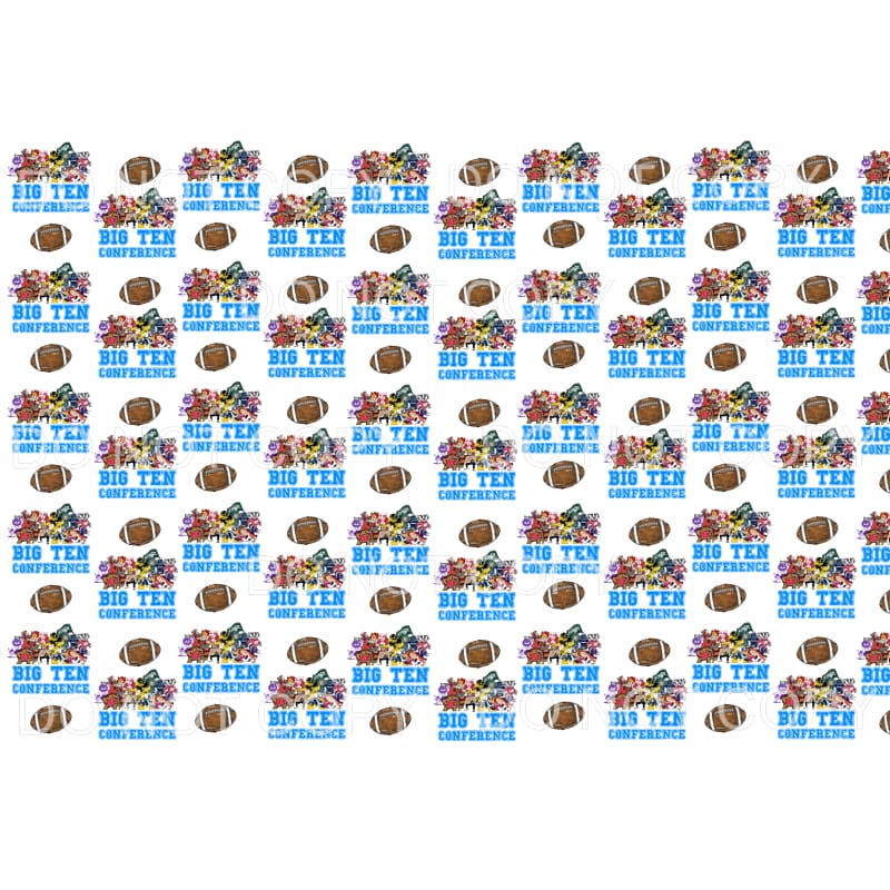 BIG 10 College Mascots sheet # 1 Sublimation transfers - 