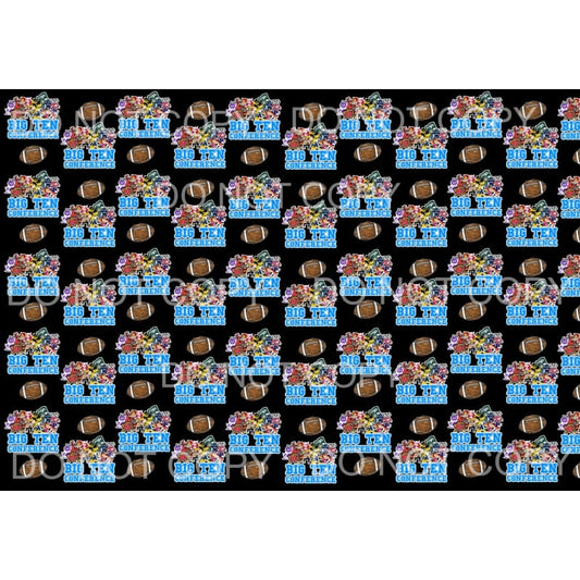 BIG 10 College Mascots sheet # 2 Sublimation transfers - 