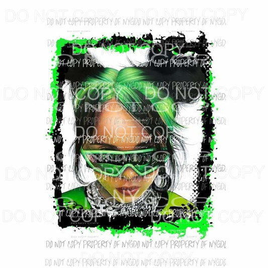 Billie Eilish #3 Sublimation transfers Heat Transfer